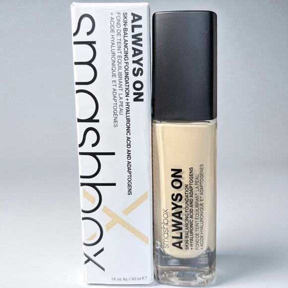 Smashbox Always On Skin-Balancing Foundation F10-W 1 fl oz New In Box - Picture 1 of 7